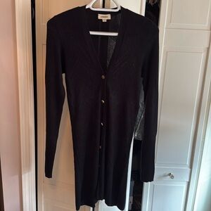 L’AGENCE Cardigan with gold buttons